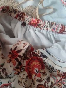 Floral Handbag &amp; Sequin Pouch