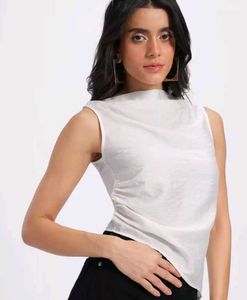 Elegant White Sleeveless Top