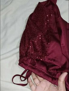 Shein Sequins Partywear Top