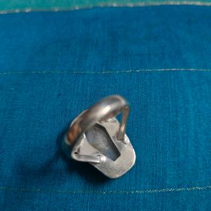 Coffin Moonstone Ring