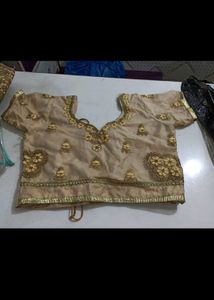 Golden Lehanga Choli