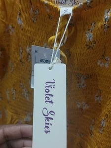 Imported Yellow jumpsuit New with tag