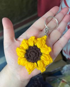 Sunflower Keychain