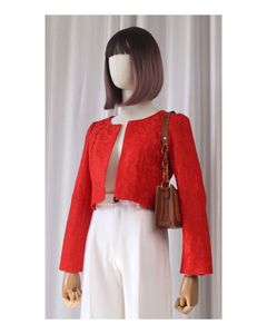 Cropped Lace Coat/ Shrug