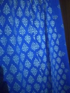 Global Desi (Blue 💙 Short Printed Kurti)