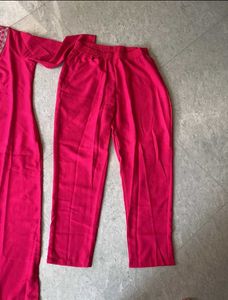Alia Butt Inspired Pink Kurti Set