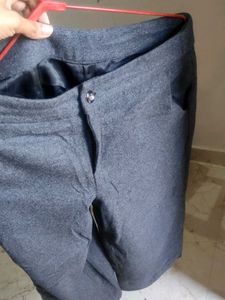 Wide Leg Black winter Pants