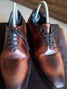 Genuine Leather Patina Wholecut Oxford Sho