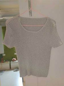 Ribbed Knit Crop Top