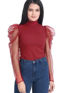 Maroon Top