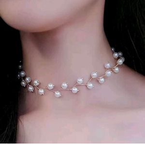Pearl Sterling Choker
