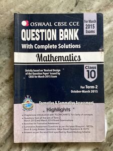 Cbse Class 10Th Maths Question Bank