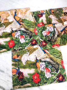 Peacock Cushion Cover Set of 3