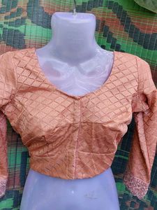 Elegant Peach Blouse