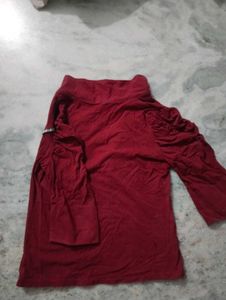 Cute maroon Girls Jacket