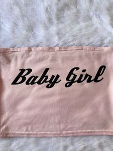 Baby Pink Y2K Tube Top