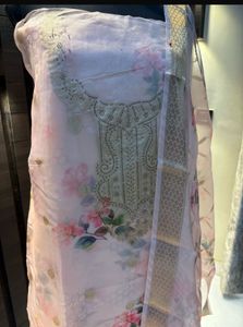 Floral Organza Suit Set