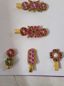 Vintage Style Hair Clips - Set of 12
