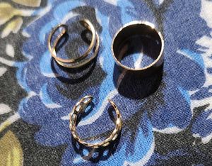 Silver &amp; Gold Ring Set