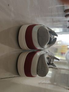 Original USPA light Grey Shoes With Colour Stain