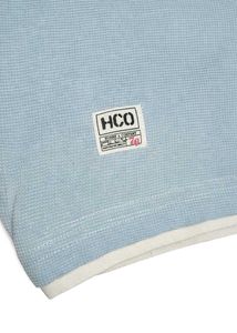 Waffle Texture Light Blue Tee