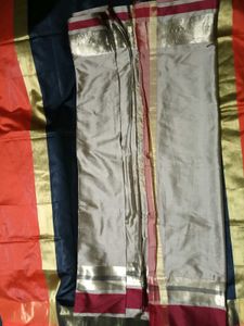 BrandNew ElegantBeize CottonSilkSaree+UnsticheBlou