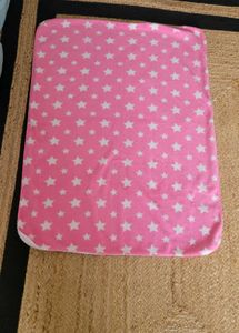 Pink Starry Baby Blanket 100×75 cm