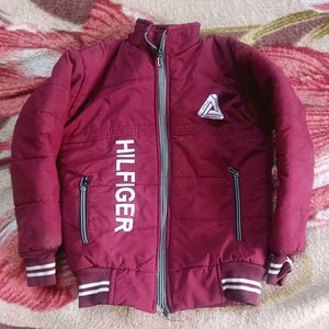 Burgundy Padded Jacket