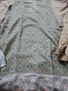 Elegant Patterned Kurta & Bottom Set