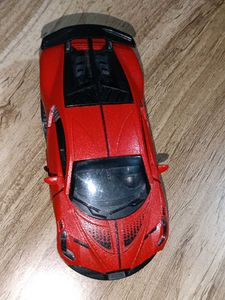 Red Toy Car Model