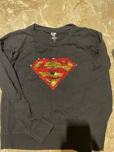 Superman Sequin Sweatshirt