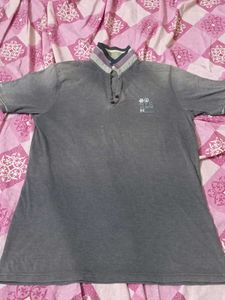 Gray Polo T-shirt