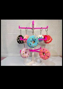 Crochet Donut Keychains
