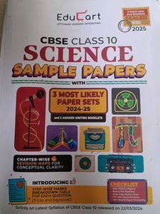 Class 10 Sample Papers Science Educart