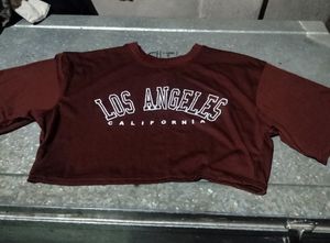 Pack Of 3 Crop Oversized Tshirts