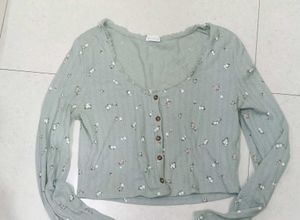 Sweater+crop Top ✨