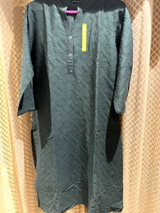 Women’s Green Patterned Kurta
