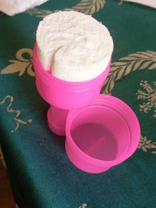 Pink Plastic Oil Spreader