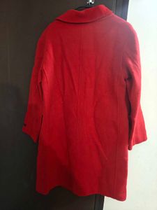 Stylish Red Overcoat
