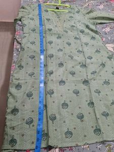Light Sea Green Printed Kurta From Max