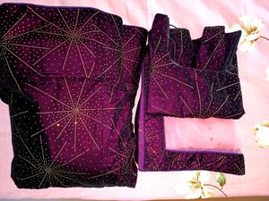 Designer Lehenga -wine Color With Contrast Dupatta