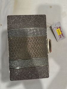 Silver Evening Clutch