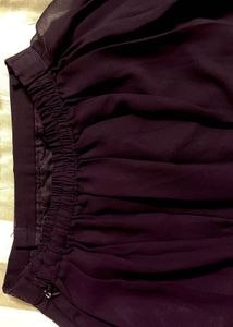 Purple Kurta Plazo Set