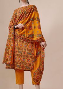 Ethnic Printed 3-Piece Kurta Set