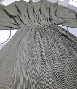 Olive Green Dress