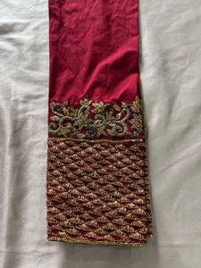 Red Embroidered Suit