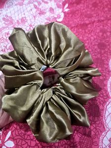 Mettalic XXL Scrunchie Set Of 3