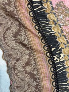 elegant  Black Embroidery kurta