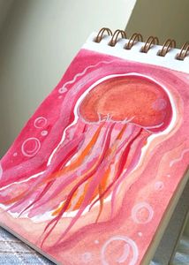 Jellyfish Watercolor Art