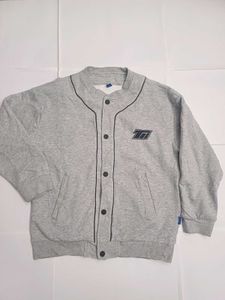 👾Vintage Grey Varsity Jacket
